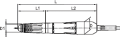 Размеры SDE-BH77C (тонкий)